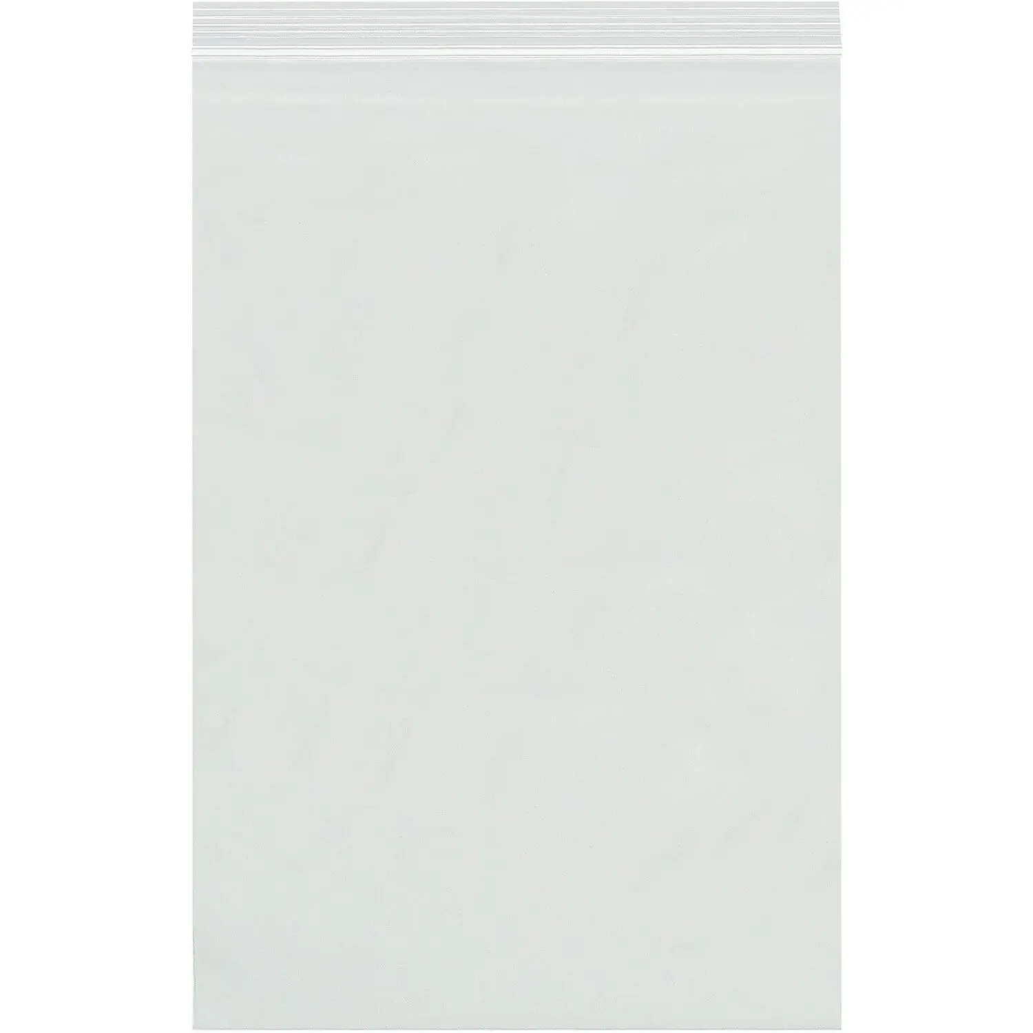 Box Partners PB4401 Rectangular Reclosable Polymer Wrap Envelopes & Postal Supplies - 15" W X 20" L, 2 Mil, Single Track Zipper, Reusable, Free from Moisture, FDA & USDA Requirements, Pack of 500