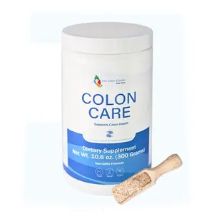 Van Uden Center- Colon Care Fiber- Whole Psyllium  Husk- Digestive Wellness Supplement-  Fitness Healthcare Edible Natural Dietary