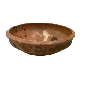 Antique Hungarian Folk Art Decorative Bowl