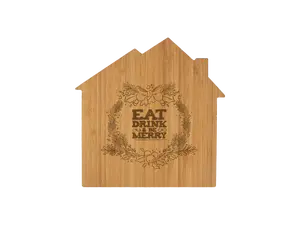 Custom Engraved 10" x 10" Cutting Board for Realtors or Housewarming Gift
