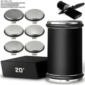 Rolling Knife Sharpener Knife Sharpener Tool, Rolling Knife Sharpener Kit, A wide variety of combinations to meet all your needs.Knife Sharpening with Diamonds for Steel of Any Hardness, Kitchen knife Sharpener with 15 & 20 Degree Magnetic Angle Gifts for