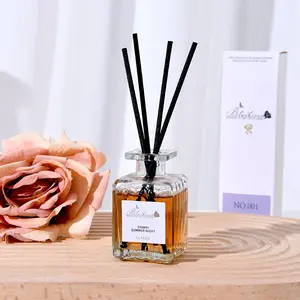 Modern Gardener Romantic Estate No Fire Aromatherapy Aromatic Citrusy Scent, Simple Nordic Bedroom Bathroom Gift Hotel Home Use, 2pcs Scented Candles