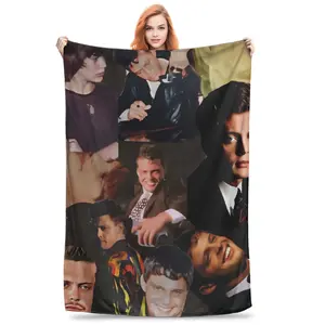 Luis Miguel Themed Soft Blanket - Iconic Singer Print Bedspread/Throw Blanket, Suitable for Movie Nights, Comfortable Bedding for Fans in All Seasons, Modern Home Leisure Bedspread (Multi-Color) - Bedding Suitable for All Luis Miguel Products