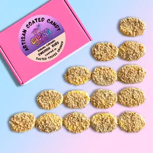 Toffee Coated Swedish Candy - Banana Caramel BUBS in Salted Toffee Crunch