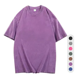 Digitex Men's Oversized Cotton T-Shirts,Unisex Loose-Fit Short Sleeve Basic Mineral Wash Oversized Streetwear Baggy Menswear Crewneck Casual Plain