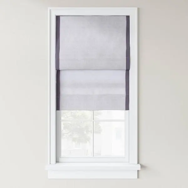 Light Filtering Cordless Linen Blend Roman Window Shade - Threshold Light Filtering Cordless Linen Blend Roman Window Shade - Threshold