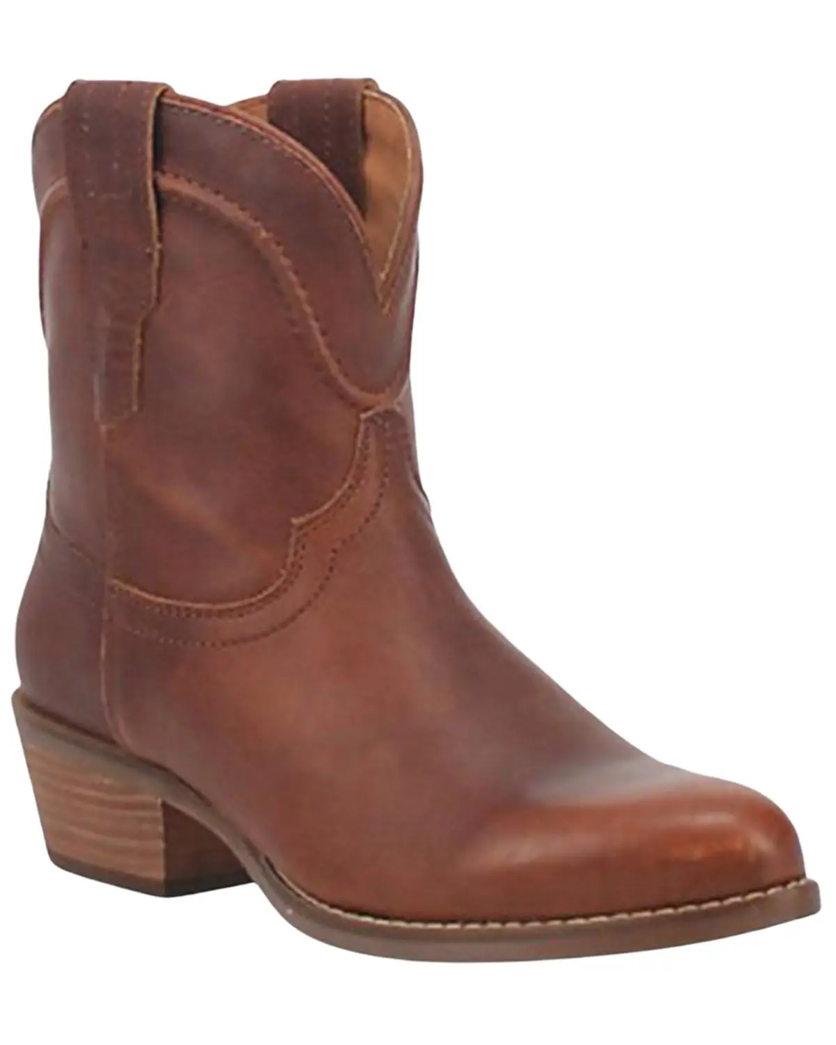Dingo Women's Seguaro Western Booties Round Toe - Di825-Brn