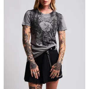 Affliction Women's T-shirt Crossed Over