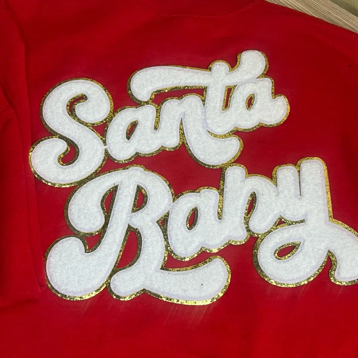 Santa Baby Chenille Patch