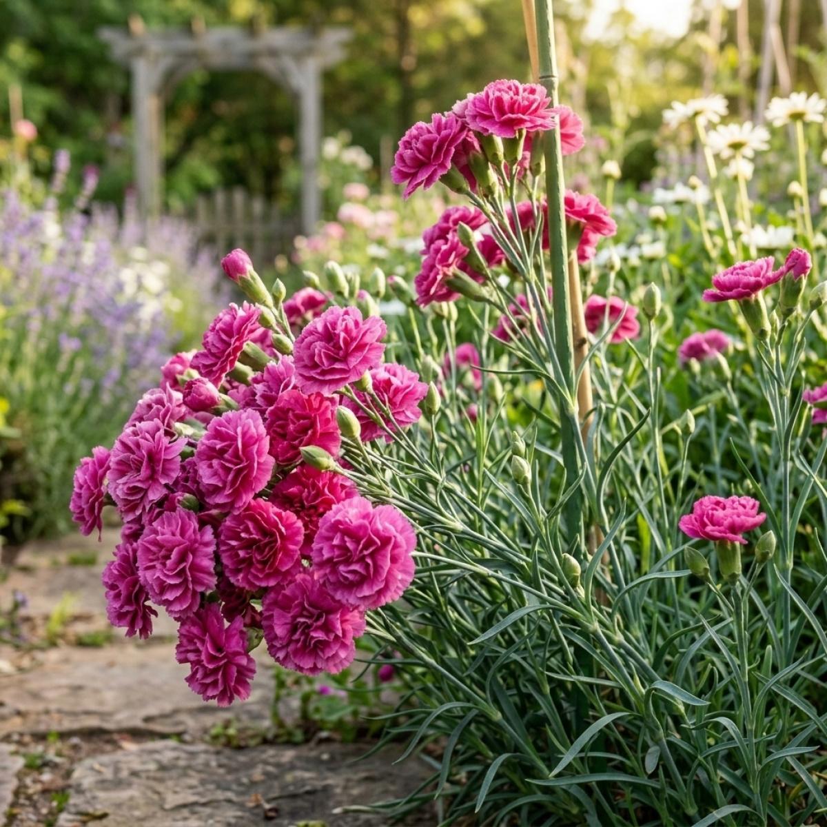 Carnation Seeds for Garden Planting Beautiful Fragrant Flowers Perfect for DIY Home Decor Balcony Garden Decoration Indoor Outdoor Easy Grow Seeds