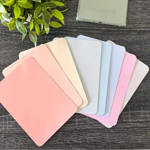 Solid Color Muted Pastel Kindle E-Reader Device Inserts - Durable Cardstock for Transparent Case Covers, Colorsoft, 8 Designs, Kindle Accessories, Oasis/Paperwhite Compatible, Gift for Book Lovers, Enhance Your Reading Experience