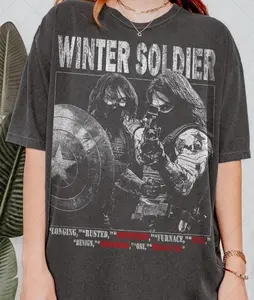 Limited Winter Soldier T-Shirt, Winter Soldier Bucky Barnes Bootleg Fan Tee T-Shirt, Gift For Women and Man Unisex T-Shirt