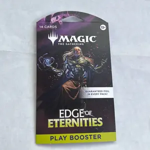 Magic The Gathering Edge of Eternities Play Booster Pack - 14 Cards with Guaranteed Foil in Every Pack for Collectors and Players Aged 13+