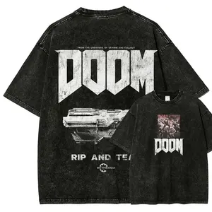 DOOM Unisex Fit Washed T-Shirt 14