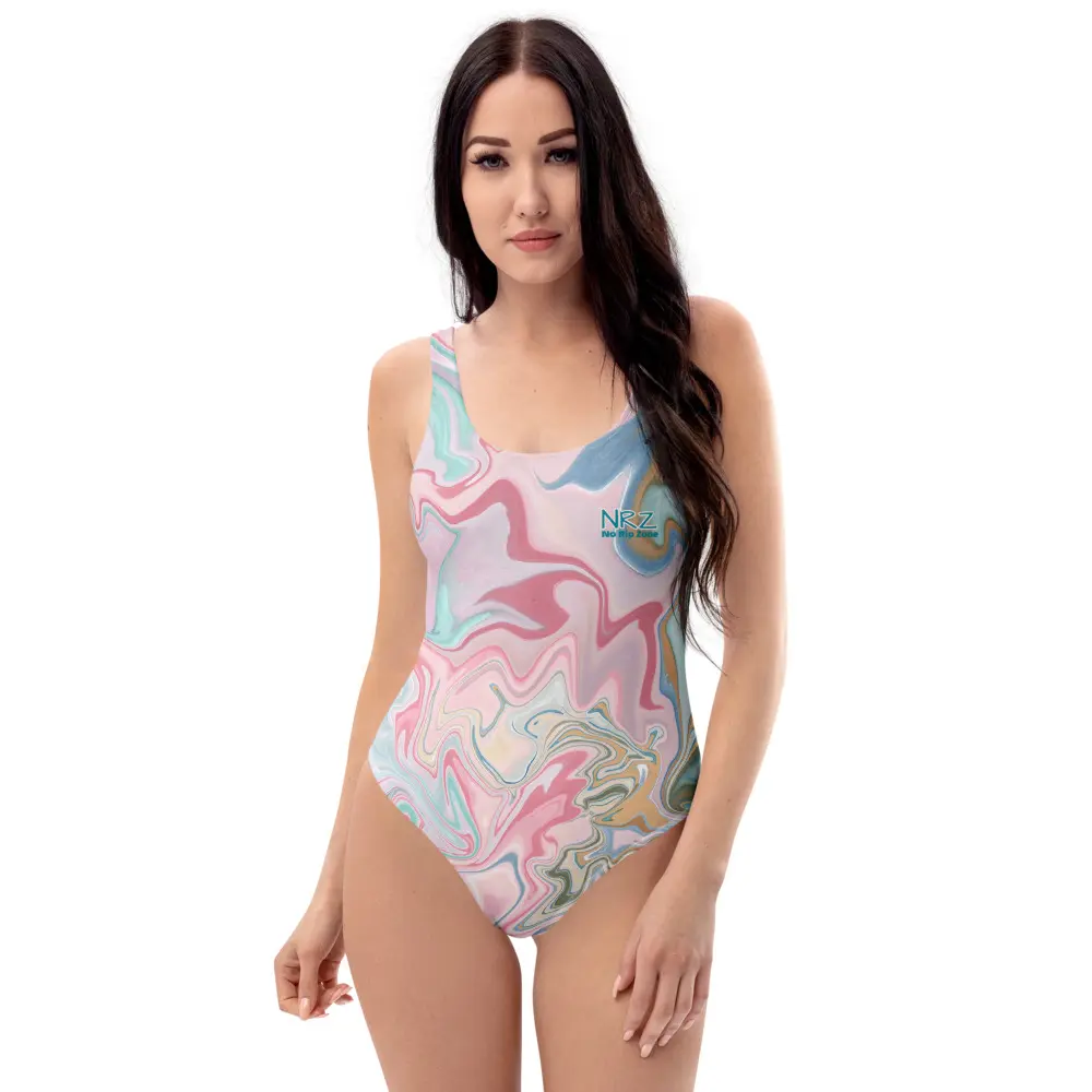1-Piece Dreamy Dear Swimsuit, NRZ Pink Hydrodip, Sports Surfing Wetsuit