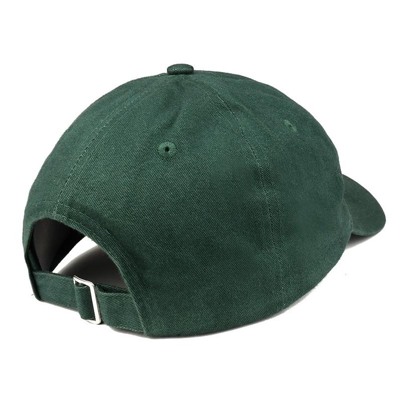 Trendy Apparel Shop Celtic Clover Embroidered 100% Cotton Adjustable Cap Dad Hat