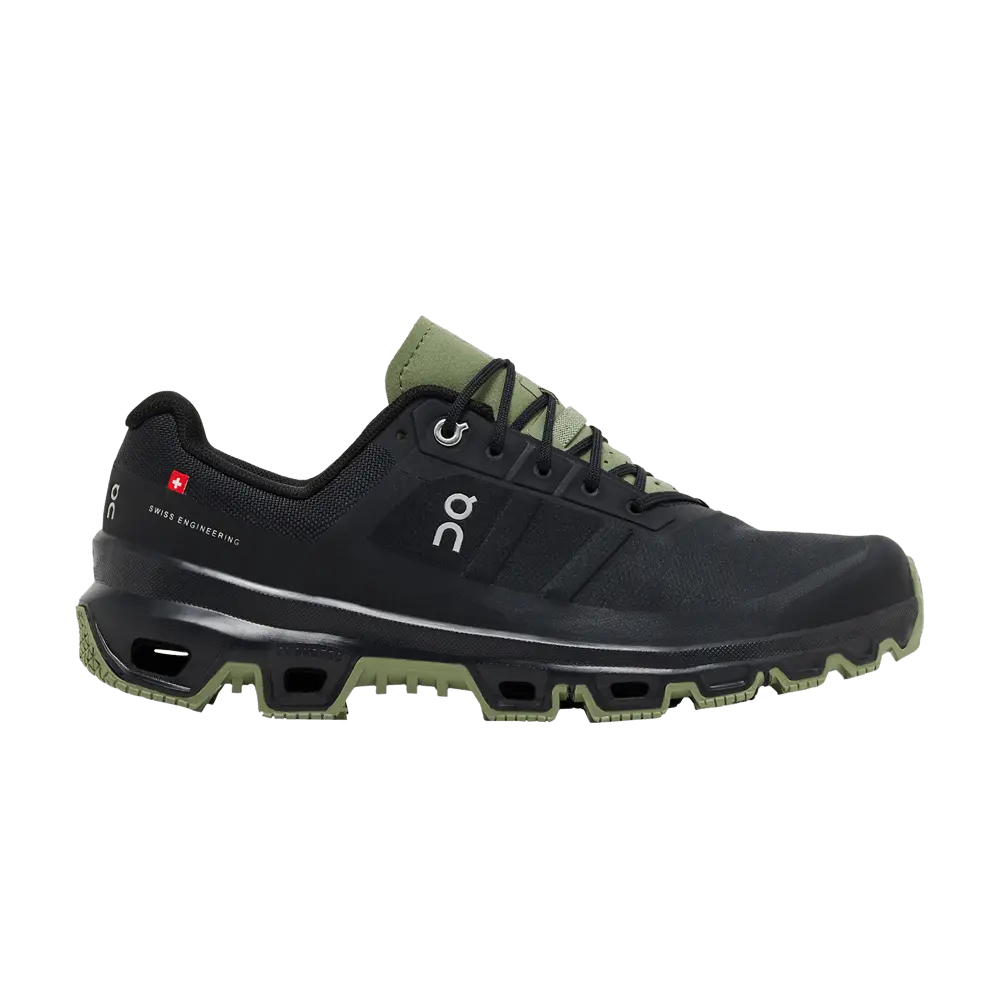 On Cloudventure Trail Running Shoes in Black/Reseda | Men