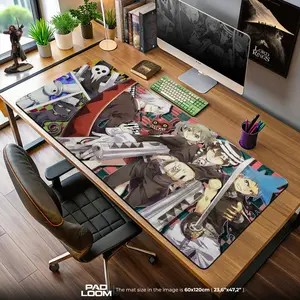 Soul Eater Main Cast Mouse Pad, Anime Gaming Desk Mat