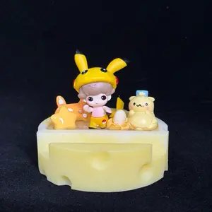 Resin phone stand fully decorated.