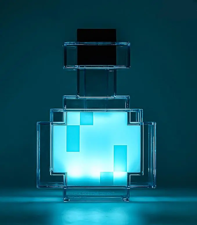 DIYCOM 8-Color Changing Potion Bottle , Halloween Decorative Mood Light for Bedroom Desk Living Room, Gamer Room Ornament Gift