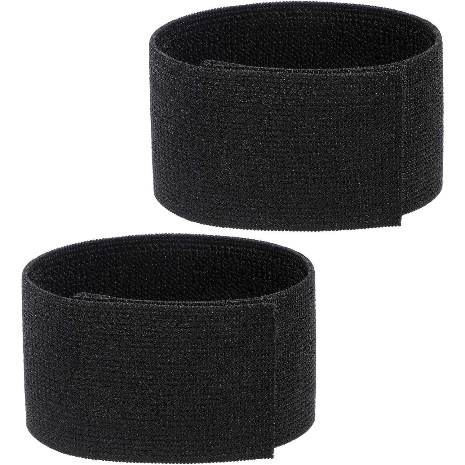 Black Boot Straps, 2 PCS Elastic Polyester Ankle Straps for Cowboy Boots Adjustable Boots Bands Self-adhesive Trousers Blouses Elastic Strap Band with Hook and Loop for Hiking Fishing Hunting