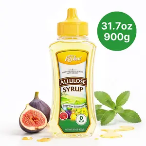 Your Kitchen Allulose Syrup 31.7 Fl Oz - 99.5% Pure Allulose Sweetener, Sugar Substitute, Vegan, Non-GMO, Non-Erythritol Liquid Sweetener for Baking and Beverages