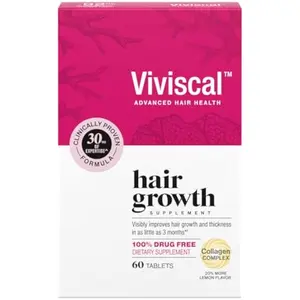 Hair Growth Supplements For Women For Thicker, Fuller Hair, Nourishes Thinning & Loss, With Proprietary Collagen Complex, 60 Tablets, 1 Month Supply, gift for him and her, mother dad lover gift
