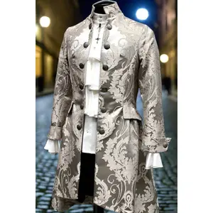 ORDER OF THE DRAGON COAT - SILVER BROCADE
