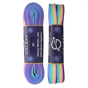 Galaxy Skates Laces - Neon Rainbow