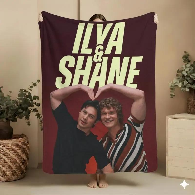 Vintage Heated Rivalry Fleece Blanket – Cozy LGBT Pride Throw blaze love pink soft micro hip-hop lover office use ideal bold poster-style artwork football season gift Personalized Photo Face Plush toothless light fur