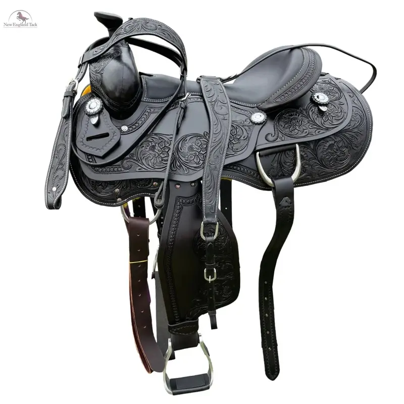 Western Leather Tack Set For Horse | Turquose Rng Tack Set | eBay