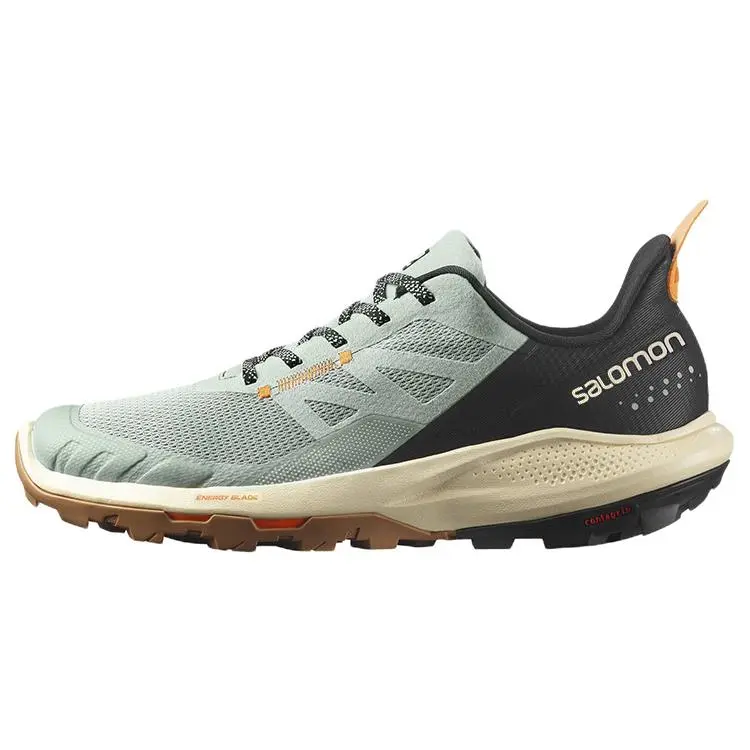 Salomon OUTpulse Low-Cut Hiking Shoes for Men - Durable Fabric, Blue-Black Trending Shoes, House White Official Shoes to Get / Maison Mihara