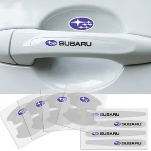Transparent Car Door Handle Sticker, Bowl Protector Decal for Subaru Impreza Legacy Forester Outback Xv Brz, High-Quality Auto Accessory, Car Decals