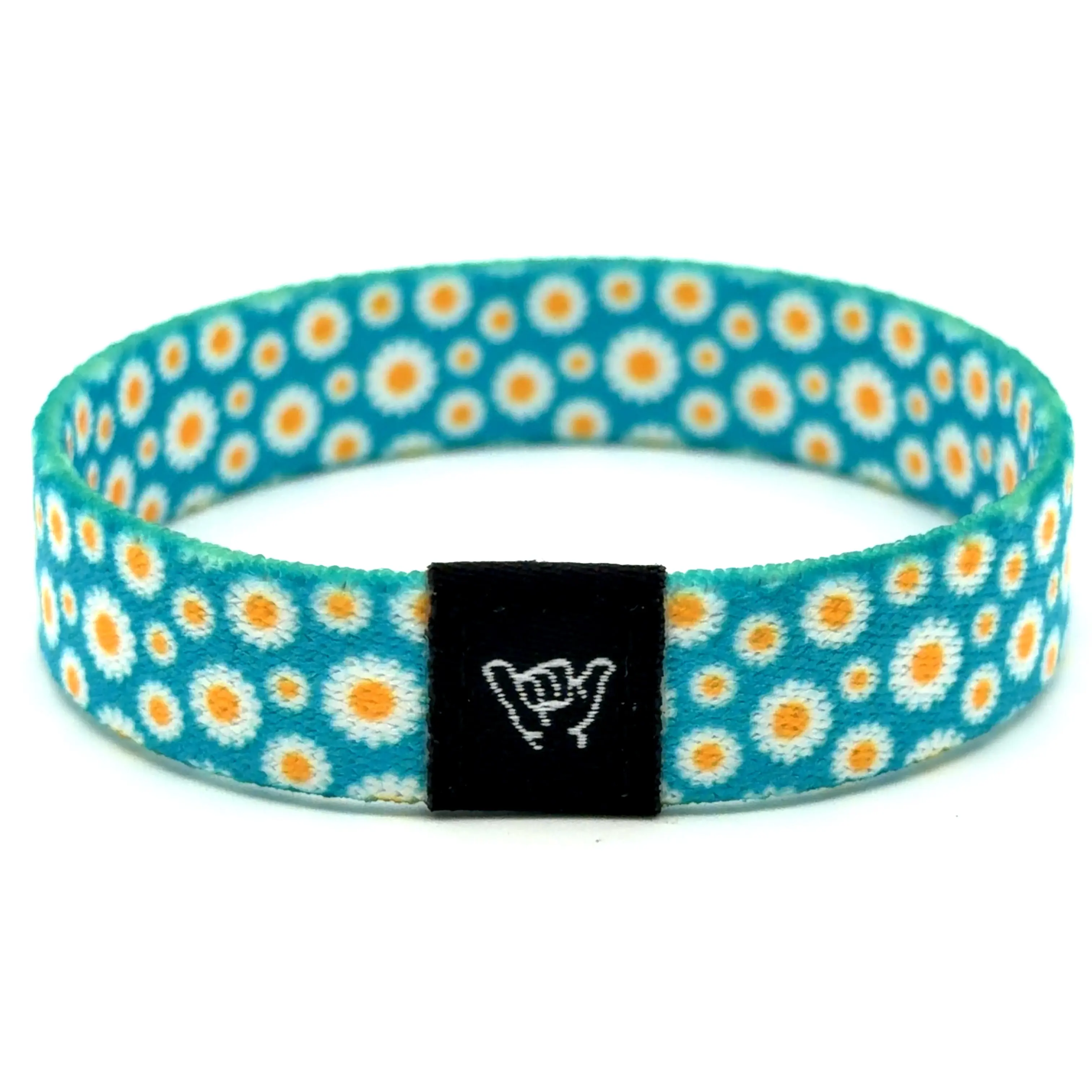 Wild Daisies Wristband Bracelet