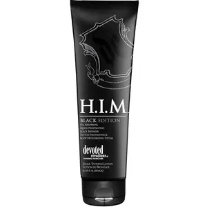 Devoted Creations H.I.M. Black Edition – Oil-Absorbing, Quick-Penetrating Black Tan Lotion Bronzer – 8.5 oz Body Care Flawless
