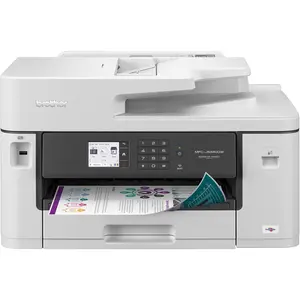 Brother MFC-J5340DW Professional Wireless Color Inkjet All-in-One Printer 11" x 17" Ledger 28ppm Duplex 250-Sheet Tray Alexa Ready