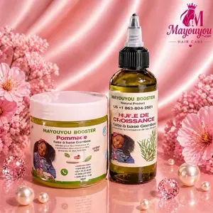 Hair care set with croissante oil and pomade