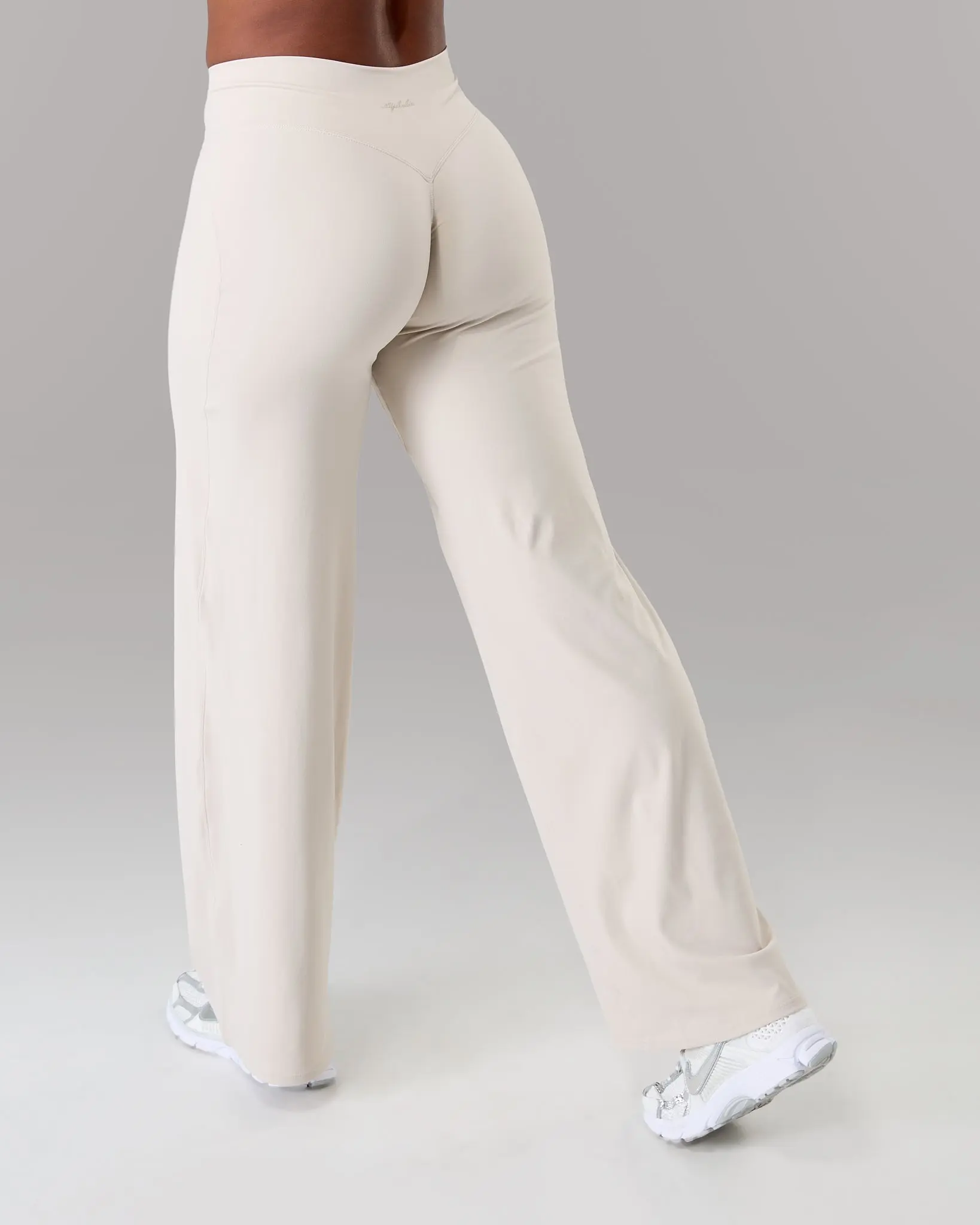 Aura Wide Leg Pant Long - Wheat
