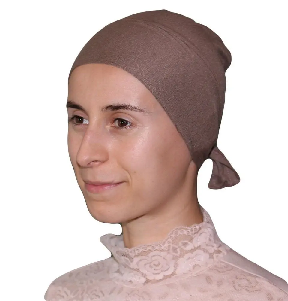 Firdevs Luxury Jersey Hijab Bonnet Underscarf Mink