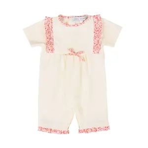 CANDY | Girls Ivory Cotton Playsuit