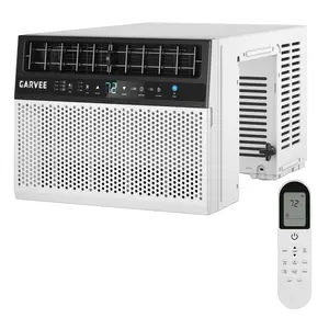6000 BTU U-Shaped Window Air Conditioner, Cools Up to 269 Sq.Ft., Ultra Quiet Operation, Energy Efficient, Includes Remote Control, White