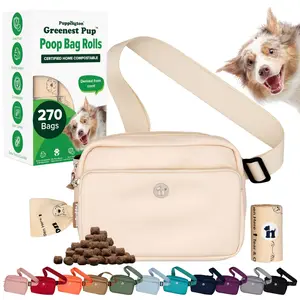 Walk Star Kit: 3-in-1 Crossbody Dog Walk Bag plus 270 Refill Poop Bags