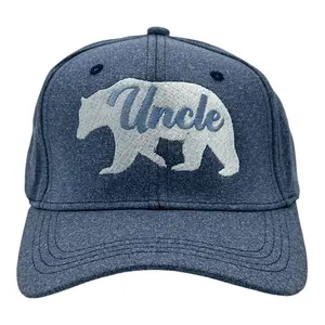Uncle Bear Hat Funny Sarcastic Graphic Novelty Cap Funny Hats Uncle  Funny Sarcastic  Novelty Caps for Men Blue - Standard