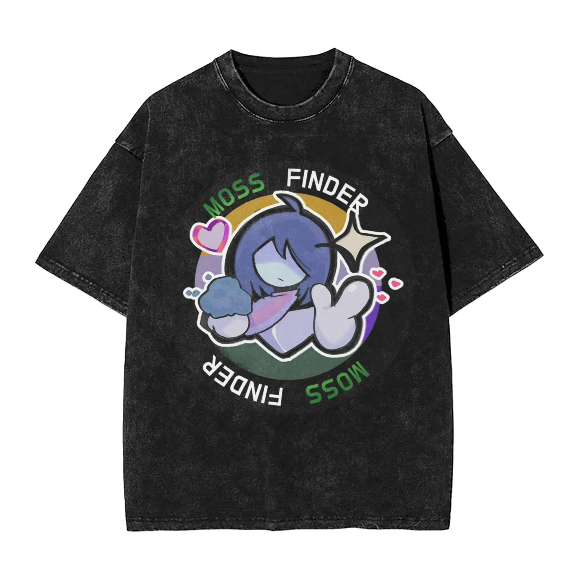 Men's Deltarune Ralsei Graphic T-Shirt, Fitted Vintage Washed Cotton Crew Neck for Casual Streetwear & Sport, Round Neck, All Seasons, Figure, Tshirt, Distressed, Sports, Funny Streetwear, Short, Shortsleeve, Casual Fit, Sporty Chic