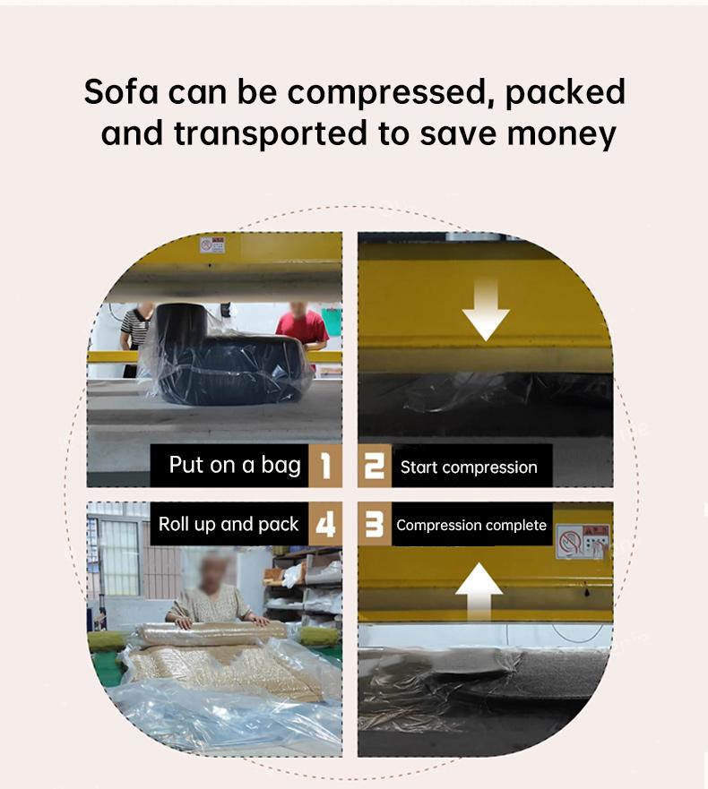 【2 Packages Shipping】135.8"L-Shaped Boneless Sectional Cloud Couch Corduroy Velvet Modular with Chaise No Assembly Required Sofa Living Room Furniture 105.9"