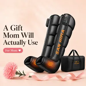 SAN HIMA Air Compression Recovery Boots Foot and Leg Massage Boots for Circulation and Fast Recovery, Portable Cordless 360° Leg Massager Recovery System Daily M/L Mother’s Day Gift for Mom tiktokshopspringglowup