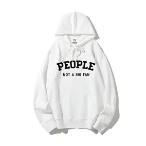 People Not a Big Fan – Relaxed Fit Printed Unisex Hoodie for Everyday Wear