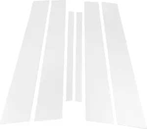Door Pillar Window Trim for Honda Accord Front Rear Left Right Anti Scratch Sticker Pillar Posts Cover Chrome Silver Tone  Pcs