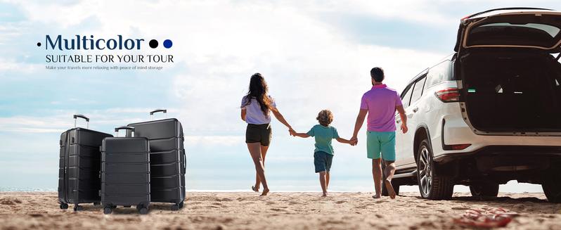 【Deal】Sweet Furniture S -Luggage 20''/24''/28''Luggage, Hard Shell ABS Suitcase with Double Spinner Wheels, Lightweight Expandable Rolling Luggage with TSA Lock