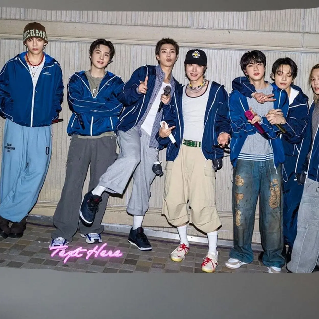 Bangtan Hanging Tapestry | Bantan Boys | Personalized Wall Art | Polyester Fabric | Ship Flag Banner